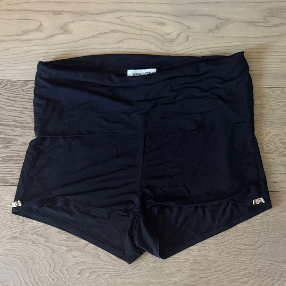 Navy Rosette Sleep Shorts